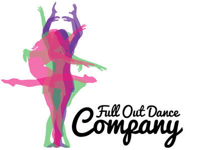 Full Out Dance Company Logo dance logo