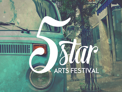 Second Rendition of the 5 Star logo 5star arts fesitval logo