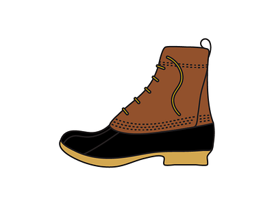 LL Bean Duck Boots bean boots duck hunting icon ll