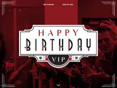 Birthday Website art birthday deco website