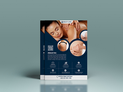 Spa Flyer / Beauty Flyer beauty beauty clinic beauty spa flyer body body care body message butt meassage butt meassage cosmetics fitness flyer hair salon health care oil message skin theraphy woment woment