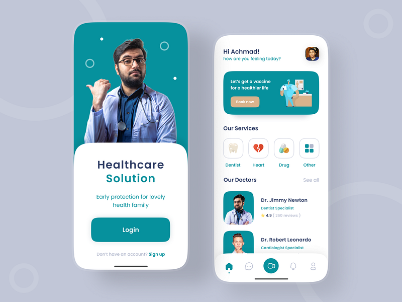 Doctor Consultant App UI by Achmad Qomarudin for Dosage Studio on Dribbble