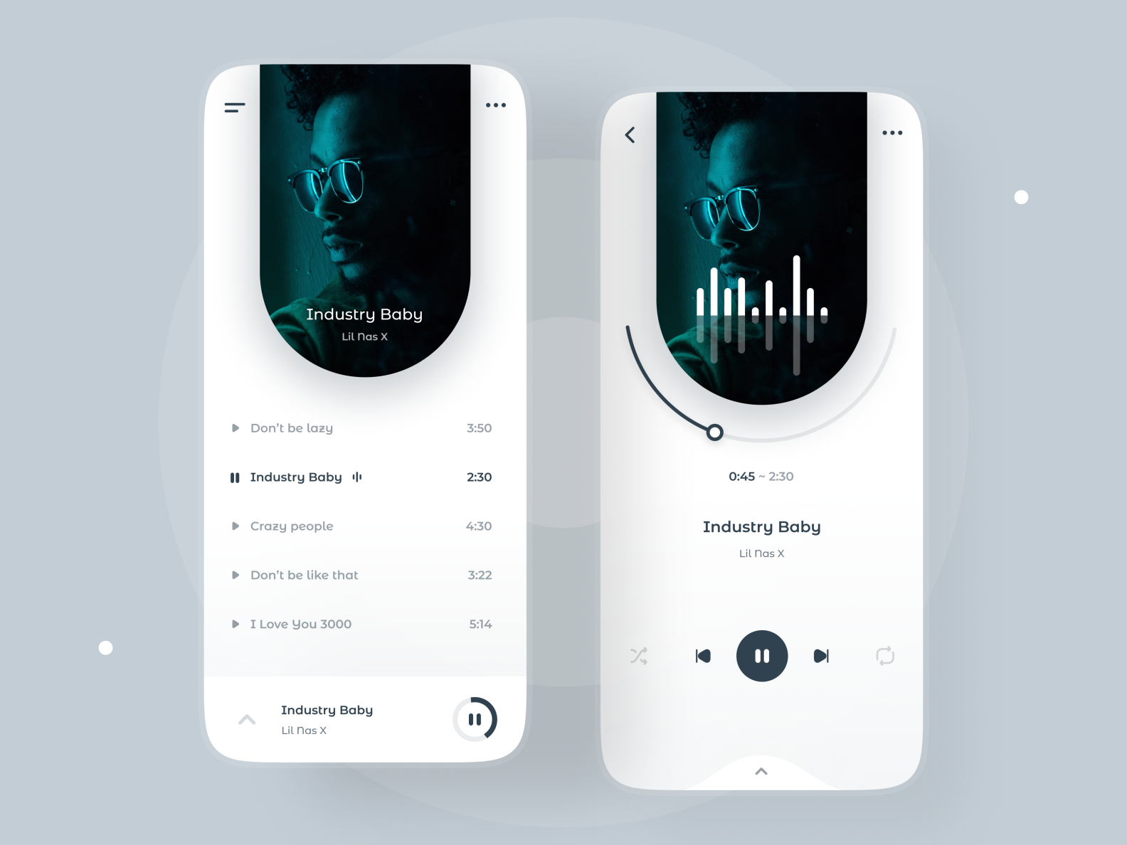 Music Player App by Achmad Qomarudin for Dosage Studio on Dribbble