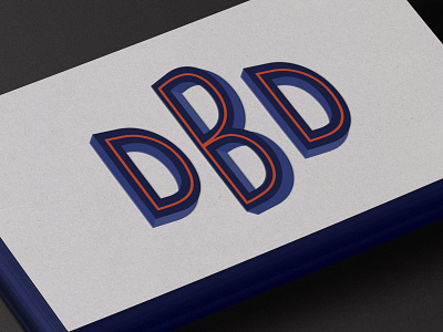 DBD - Work in progress branding identity logo sign writing typography