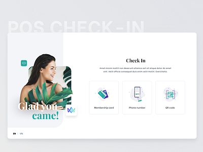 Beauty salon - POS Checkin Apps app design design salon ui