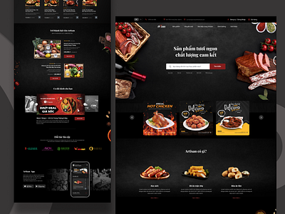 Sausage E-commerce Concept figma salimi