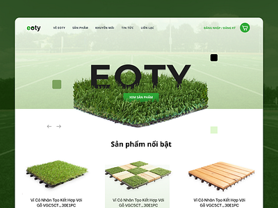 Artificial Grass E-commerce website