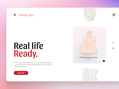 Baby Fashion Store - Ecommerce Concept