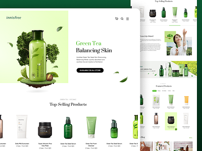 Cosmetic Landing Page concept