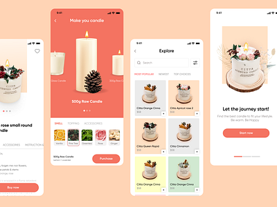 Candle shopping app