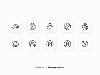 Ecology Icon Set | 1