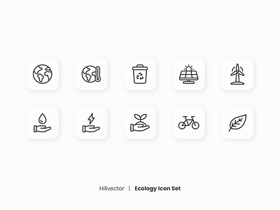 Ecology Icon Set | 2