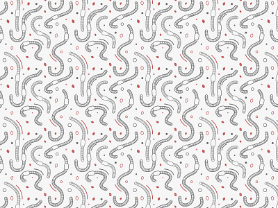 Worms pattern duotone illustration pattern worms