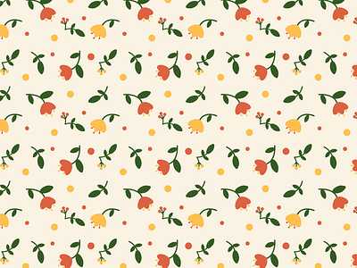Flowers design flat flowers illustration pattern vector