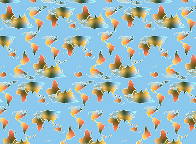 Geo pattern design earth flat illustration pattern vector