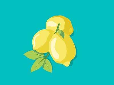 Lemons design fruits graphic design illustration lemon stillife vector vectorart