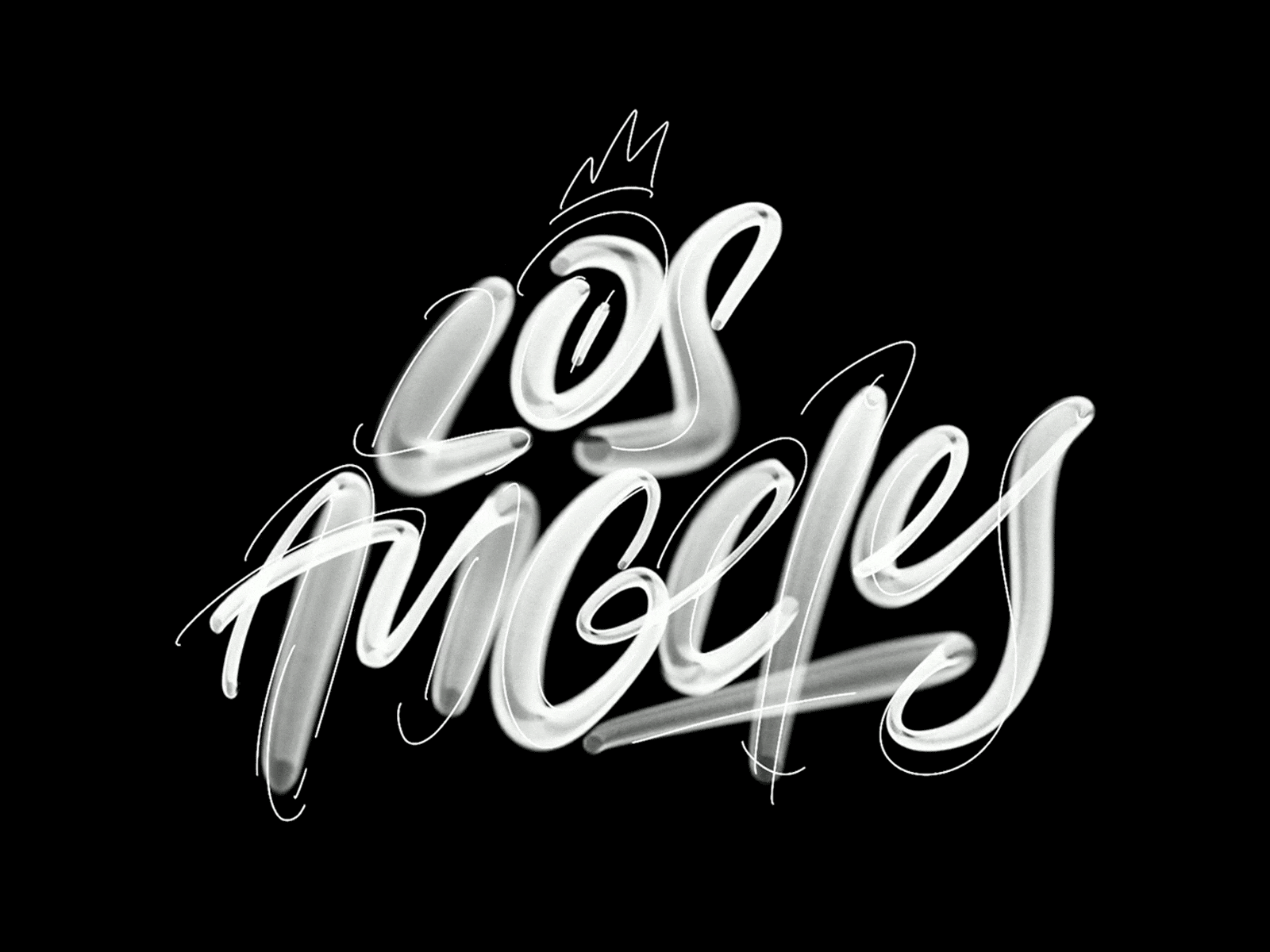 Los Angeles Lettering branding customtype handlettering lettering motion procreate trip type typography