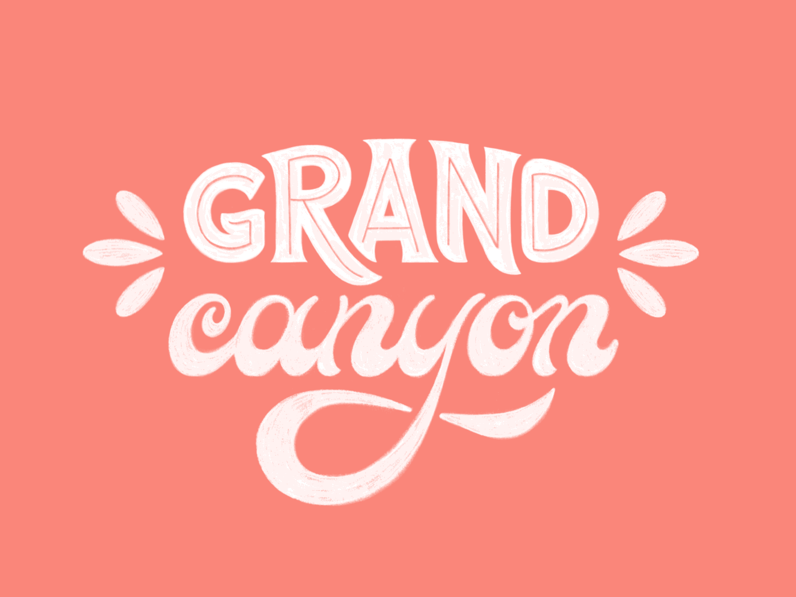 Grand Canyon Lettering animation branding calligraphy design graphic design illustartion lettering motion procreate trip type typography