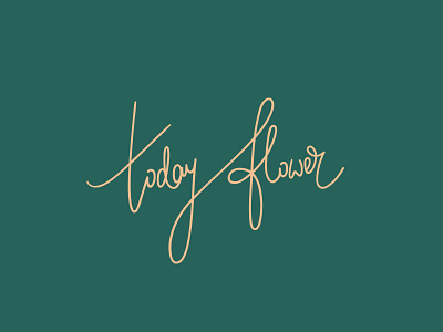 Today Flower Logotype