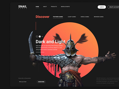 Snail Games // Game Development / Home Page