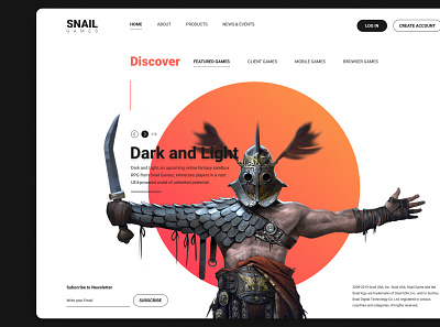 Snail Games // Game Development / Home Page