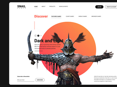 Snail Games // Game Development / Home Page
