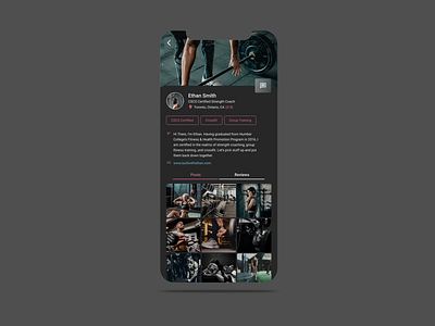 DailyUI Day 5: Fitness App User Profile appdesign behance bestfolios color createmanipulation creativewarmups dailydoseofvisuals designinspiration dribbblers graphicdesignui portfolio simplycooldesign thedesigntip uidesign userexperience userinterface vector webdesigner