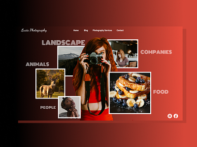 Photographer Portfolio Website Design