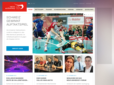 hockey platform hockey layout news platform portal sports swiss website
