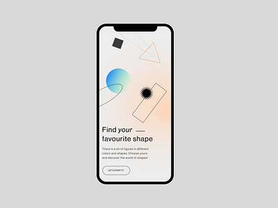 Just Figures Shop animation app forfun funny minimalistic online store store ui ux