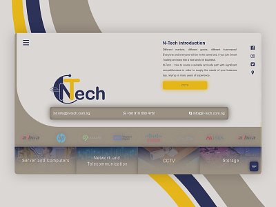 web design n-tech projct design ux web webdesign website