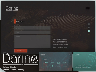 web design Darine Guinea company Project | Slide 3
