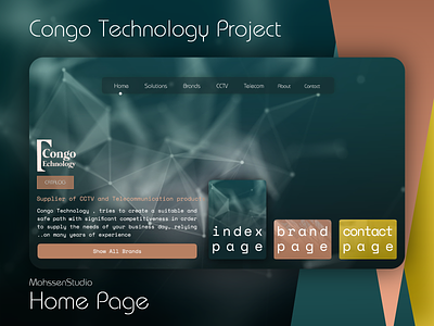 Congo Technology Project design ux web webdesign website xd design