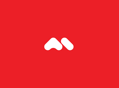 M LOGO agency branding design graphic icon illustration logo typography vector