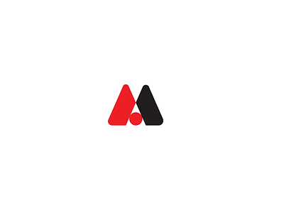 M LOGO agency branding design graphic icon illustration logo m typography vector