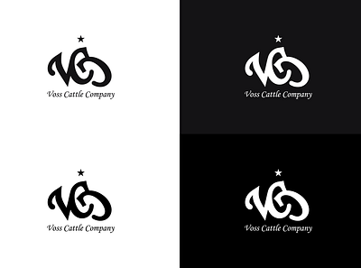 VOSS CATTLE COMPANY brand brand design brand identity branding cattle company company brand logo company branding company logo cow logo logo design logodesign logos logotype texas typography vcc vintage