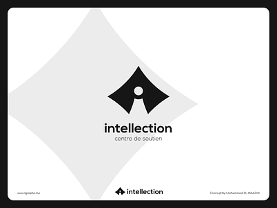 intellection centre rebranding concept brand brand design branding branding design design eductaion intellection logo logodesign logos university
