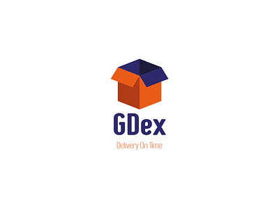 GDex Delivery On Time brand brand design branding branding design del delivery design illustration logo logodesign logos morocco shipping