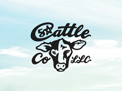 5 Star Cattle Co Logo beef brand identity branding calligraphy cattle country cow farm graphic design handlettered illustration illustrative design logo logotype modern retro typography vector vector type vintage