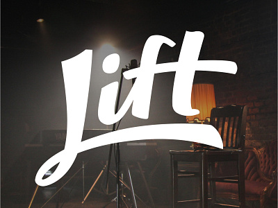 Logotype for Lift Open Mic Event