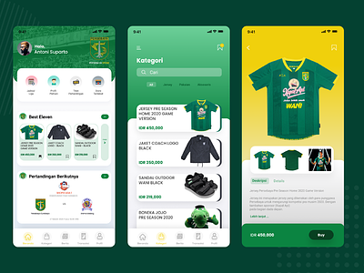 Persebaya Store Mobile Apps Redesign
