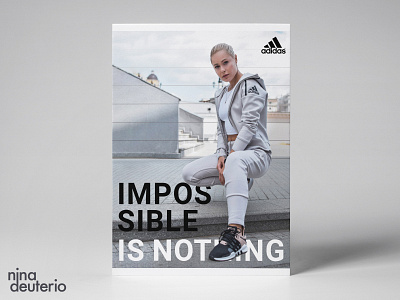 Adidas Advertisement Layout Design adidas advertisement design branding design layout layoutdesign marketing marketing campaign print design typography