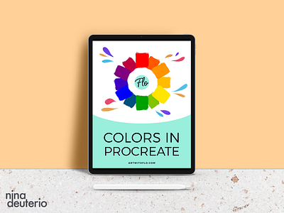 Colors in Procreate | eBook | Lead Magnet design layout layoutdesign lead magnet marketing procreate