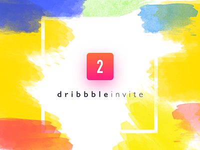 Dribbble Invitation dribbble freebie invitation letter portfolio two works