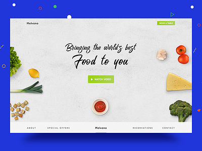 Restaurant Landing Page drink eat food hotel landing page minimal restaurant website