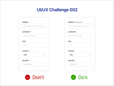 UI UX Challenge 002 form design mobile app uidesign uxdesign web app