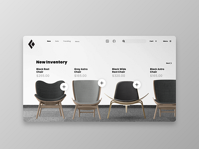 🪑Furniture Web Store Design