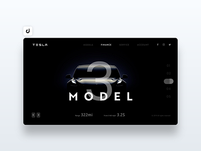 🚙 Tesla Website Design