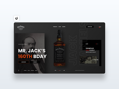 🥃 Jack Daniels Website Design