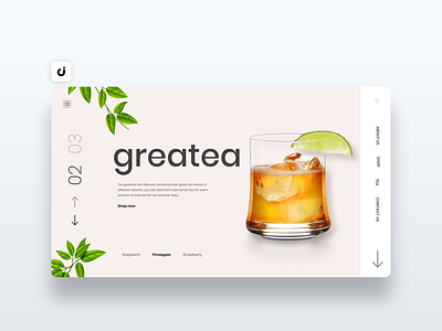 🥤 Greatea Website Design